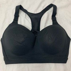 (Victoria secrets) black racer back sports bra